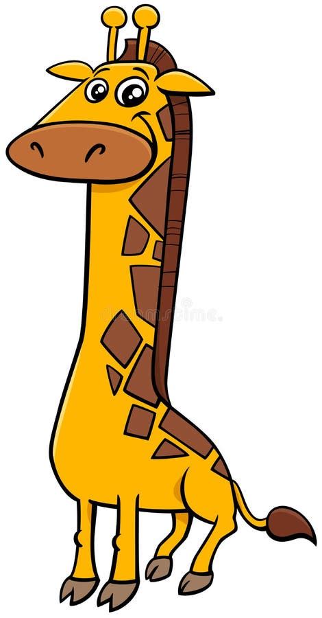 Lustige Giraffe Vektor Abbildung Illustration Von Karikatur