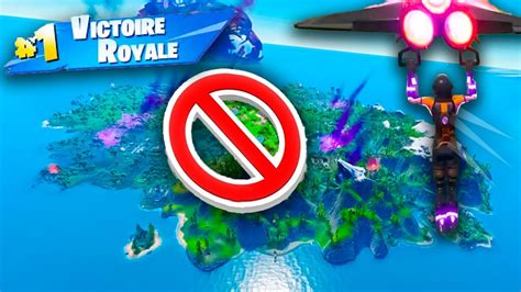 FAIRE TOP 1 SANS TOUCHER LE SOL sur FORTNITE défi impossible