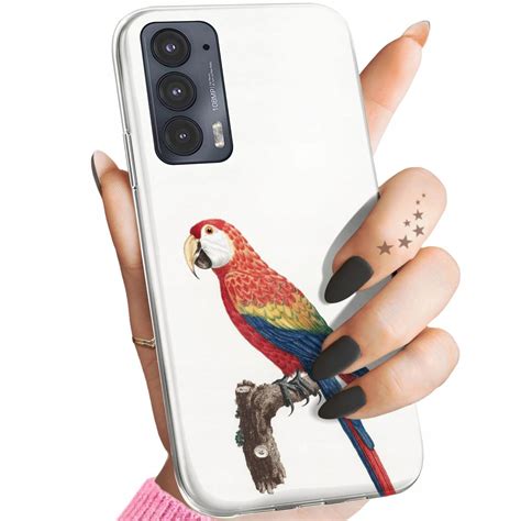 Etui Do Moto Edge G Wzory Ptaki Ptak Papuga Koliber Obudowa