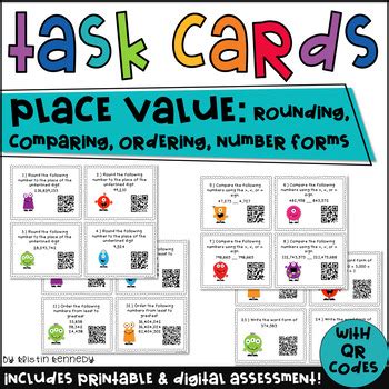 QR Codes Math Task Card Mega Bundle ALL Of My 3rd And 4th CC Aligned Sets