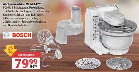 Bosch K Chenmaschine Mum Angebot Bei Globus Prospekte De