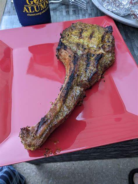 Tomahawk Pork Chops Rgrilling