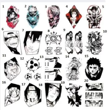 Aggregate More Than Naruto Temporary Tattoos Super Hot In Coedo Vn