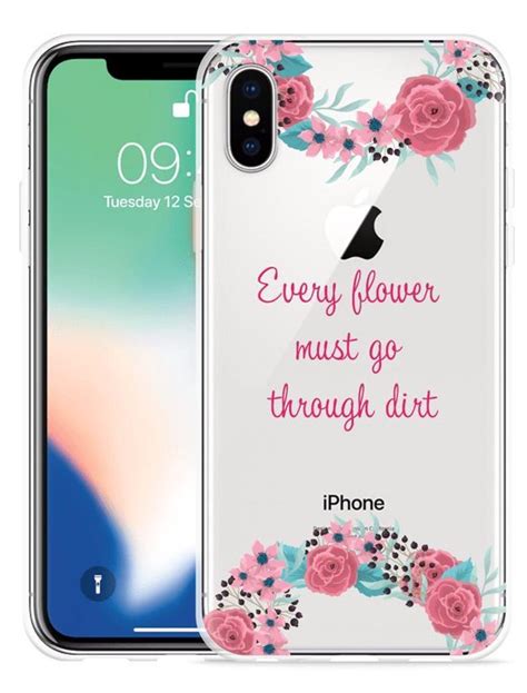 Geschikt Voor Apple Iphone X Hoesje Every Flower Designed By Cazy