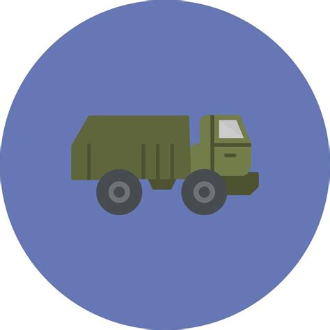 Military Truck Vector Icon 18816803 Vector Art At Vecteezy