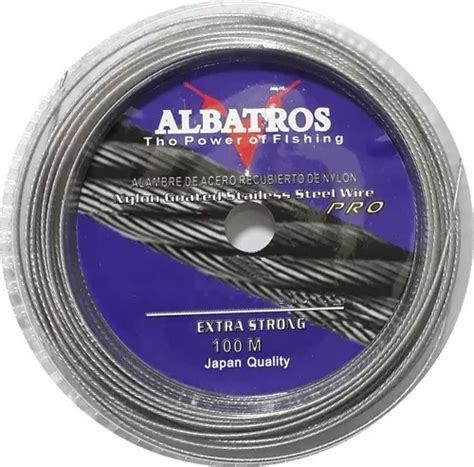 Cable De Acero Lbs Lider Pesca X Mts Tarucha Tararira