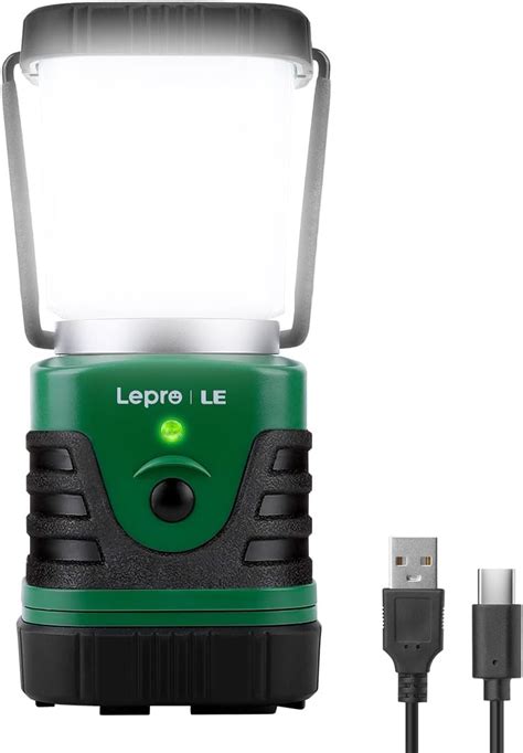 Lepro Lanterne Camping Led Rechargeable Lampe Camping Puissante Lm