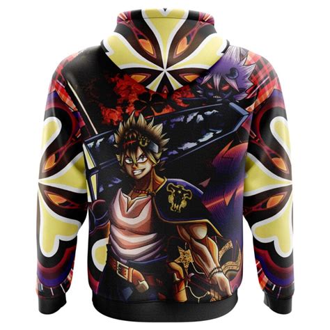 Trippy Asta X Liebe Black Clover Hoodie Anime Ape