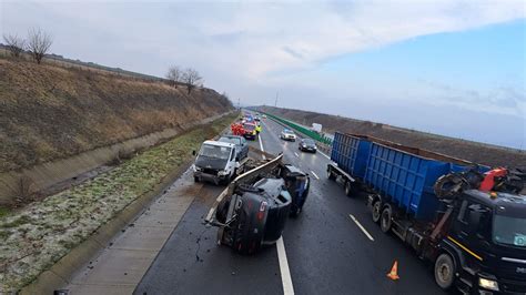 Accident pe autostrada A1 pe sensul de mers Orăștie Sebeș Stiri