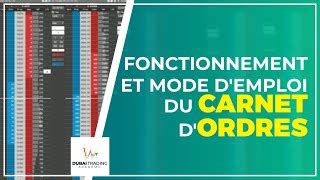 Fonctionnement Et Mode D Emploi Du Carnet D Ordres Doovi