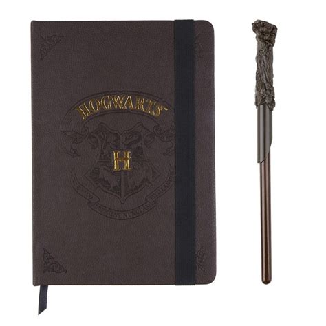 Set Carnet De Notes Et Stylo Harry Potter Blason Poudlard Sur Cec Design