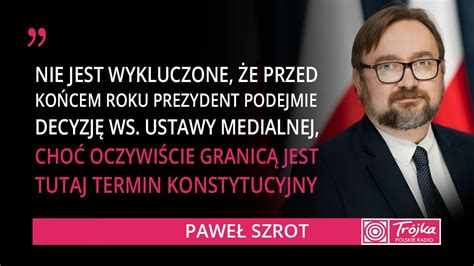 Decyzja ws ustawy medialnej jeszcze przed końcem roku Szef gabinetu