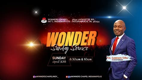 Wonders Sunday Service Winners Chapel Int L