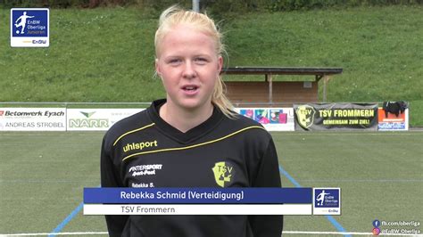 Enbw Oberliga B Juniorinnen Tsv Frommern Rebekka Schmid Youtube