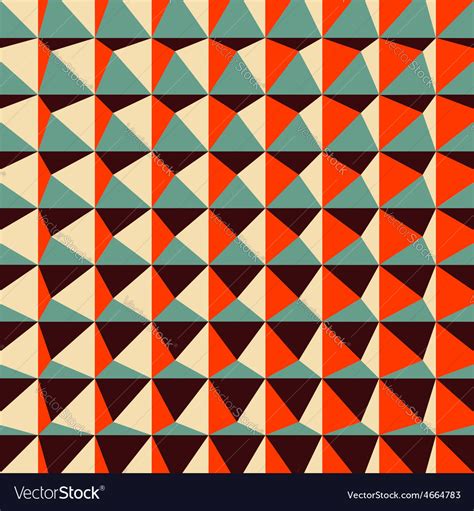 Abstract 3d geometric pattern polygonal Royalty Free Vector