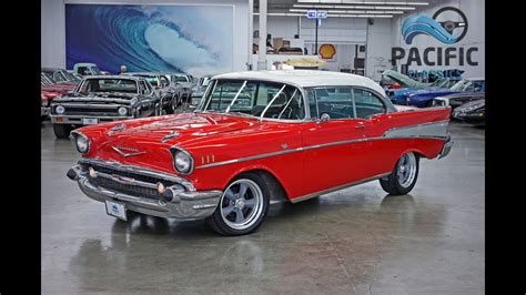 1957 Red Chevrolet Bel Air