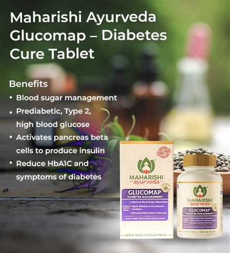 Buy Diabetes Cure Tablet Maharishi Ayurveda Glucomap Tab Prakriti World