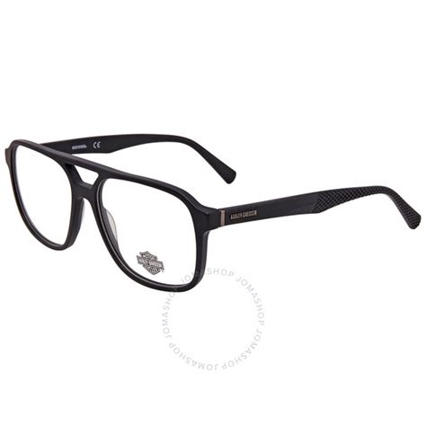 Harley Davidson Mens Black Square Eyeglass Frames Hd081700258 889214141484 Eyeglasses Jomashop