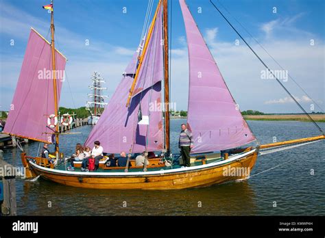 Zeesenboot A Traditional Wooden Sailing Boat At Zingster Strom Zingst