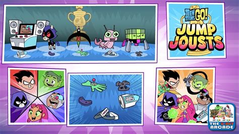 Teen Titans Go Jump Jousts Choose Your Weapon Cartoon Network