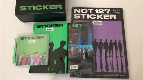 Unboxing Nct 127s 3rd Album Sticker All Versions Deluxe Box