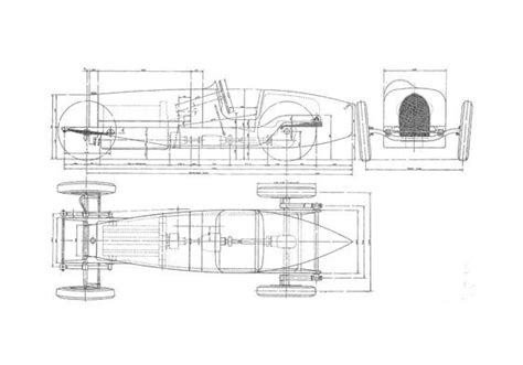 Bugatti Type 59 OW 1934 | Type 59, Bugatti, Drawings