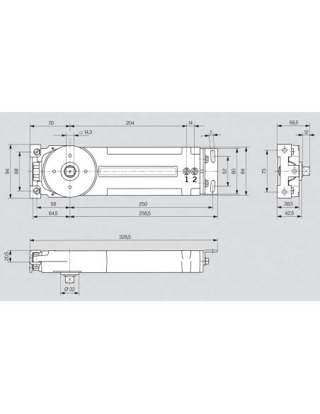 Dorma Pivot Linteau Rts