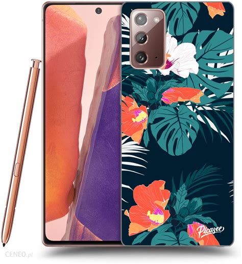 Silikonowe Czarne Etui Na Samsung Galaxy Note Monstera Color