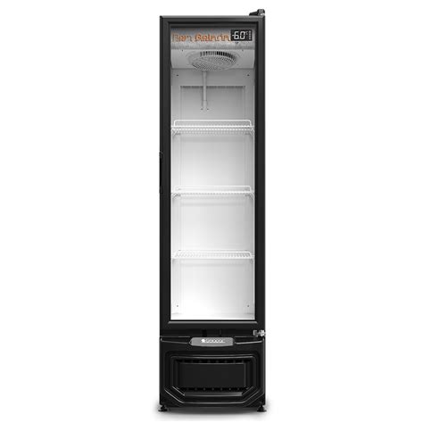 Refrigerador Expositor Vertical Gelopar 228 Litros Preto 220V GCB 23EV