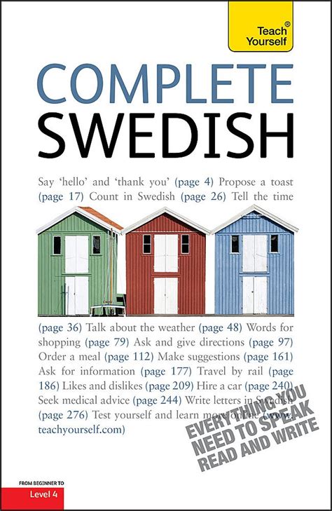 Complete Swedish Beginner To Intermediate Book And Audio Course Learn