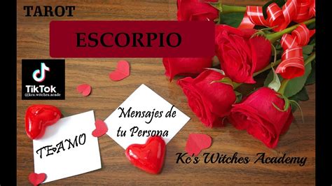 Escorpio ♏️🧿 Mensajes De Tu Persona💕🥰 Escorpio Tarot Scorpio Horoscopo Escorpiohoy Amor