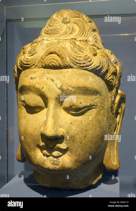 Buddha Head China Late Tang Dynasty Th Century Ad Or Song Dynasty