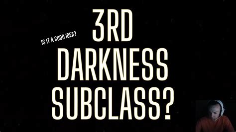 Is A Rd Darkness Subclass Really A Good Idea Youtube