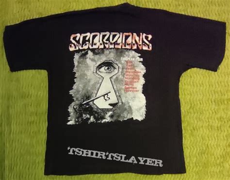 Scorpions Crazy World Tour 1990 T Shirt Tshirtslayer Tshirt And Battlejacket Gallery