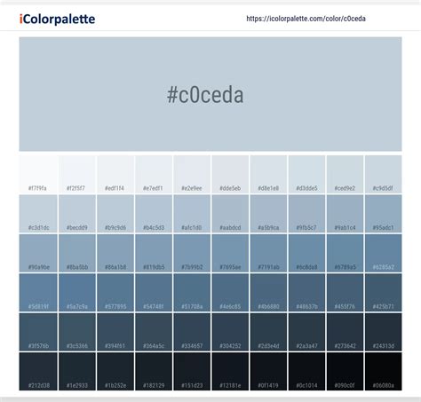 Pantone Tcx Ballad Blue Color Hex Color Code C Ceda