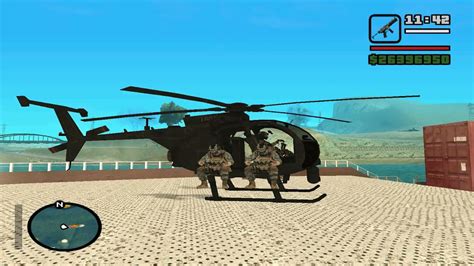 Helicopter Troops Mod In Gta San Andreas Youtube