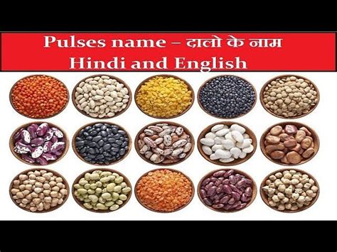 Lentils Legumes Or Pulses In English Hindi And Other 59 OFF