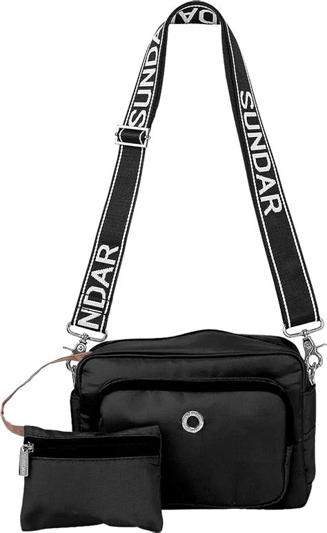 Bolsa Crossbody Para Dama Color Negro Marca Sundar Modelo Laura