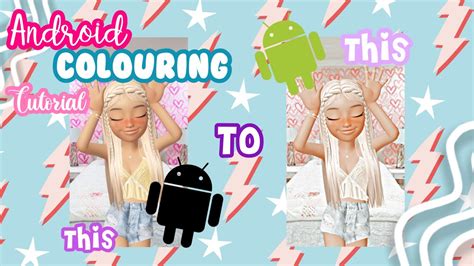 Colouring Tutorial For Androids ZEPETO Sophxluvv YouTube