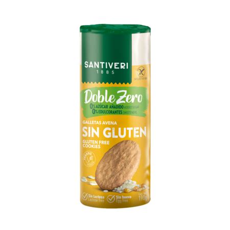 Comprar Galletas Doble Zero Santiveri sin gluten Maná Productos Sin