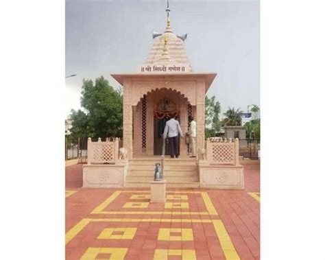 Red Designer Stone Temple At Rs In Makrana Id