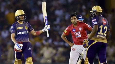 IPL 2019 KXIP Vs KKR Shubman Gill Takes Kolkata Knight Riders Closer