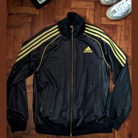 Adidas Black And Gold Climalite Track Jacket Mens Fashion Coats Jackets And Outerwear On