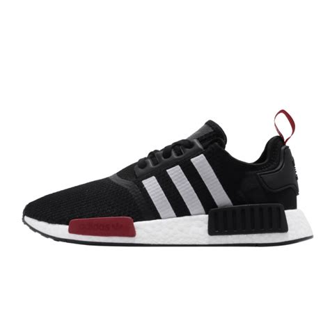 Adidas Nmd R1 Core Black White Red Eg2697