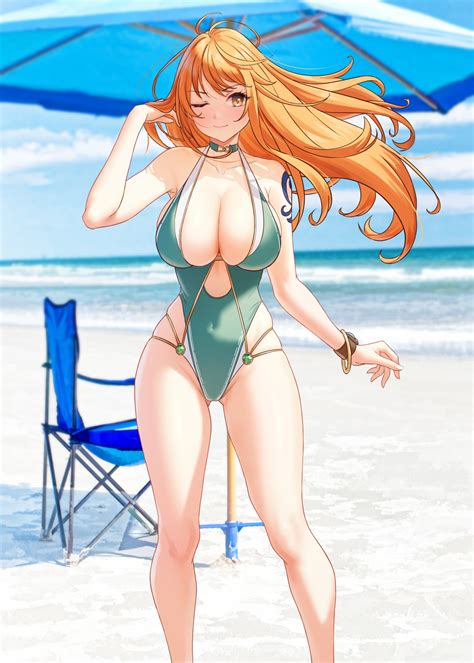 Redhead Big Boobs Cleavage Anime Anime Girls Nami One Piece