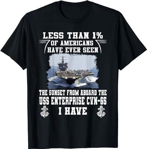 Uss Enterprise Cvn 65 Aircraft Carrier T Shirt