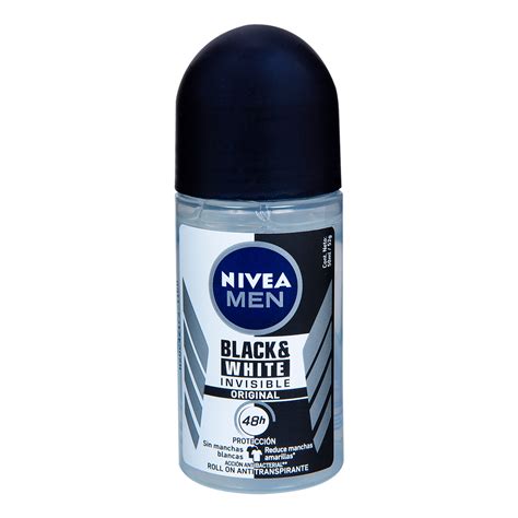 Antitranspirante Roll On Nivea Men Black White Ml