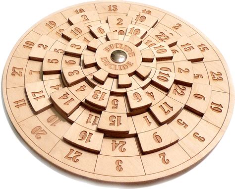 Euclide In Strategy Puzzle Wooden Puzzles Math Genius