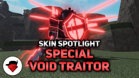 Special Void Traitor Skin Spotlight Tower Battles Battlefront Roblox Youtube