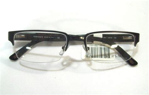 Versace VE1184 Men's Black Designer Eyeglasses | eBay